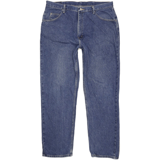 Wrangler Men Blue Straight Relaxed Jeans W40 L32