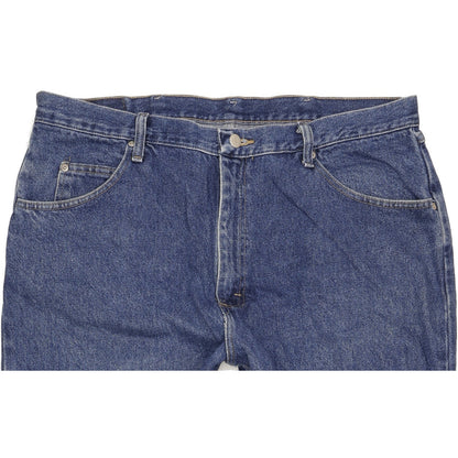 Wrangler Men Blue Straight Relaxed Jeans W40 L32