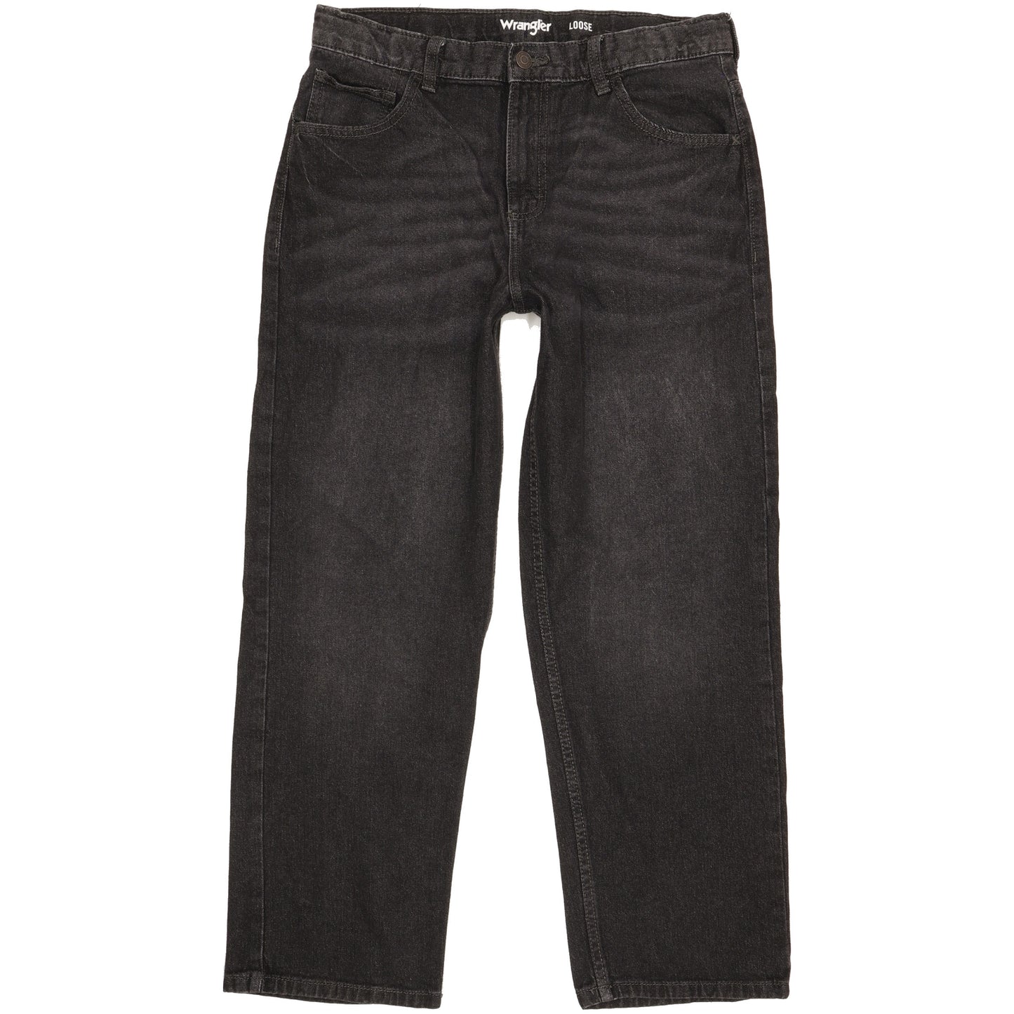 Wrangler Black Straight Loose Jeans High Waisted W30 L28