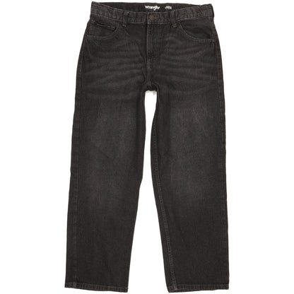 Wrangler Black Straight Loose Jeans High Waisted W30 L28
