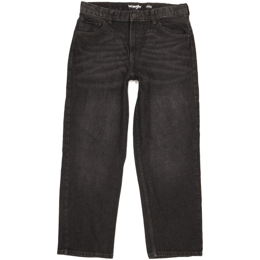 Wrangler Black Straight Loose Jeans High Waisted W30 L28