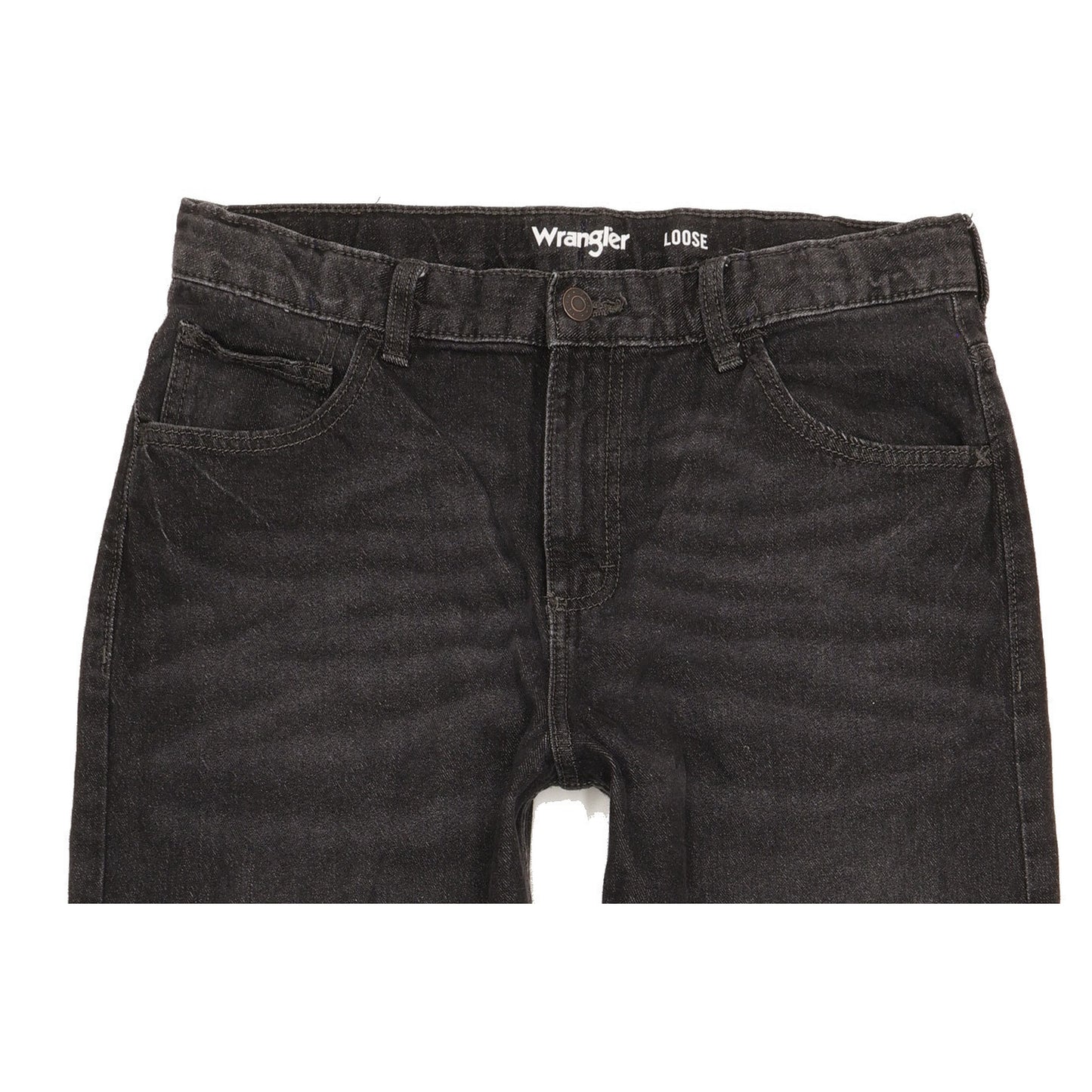 Wrangler Black Straight Loose Jeans High Waisted W30 L28
