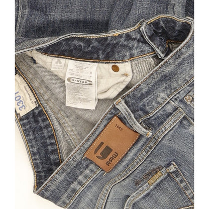 G-Star 3301 Women Blue Straight Slim Stretch Jeans W30 L29