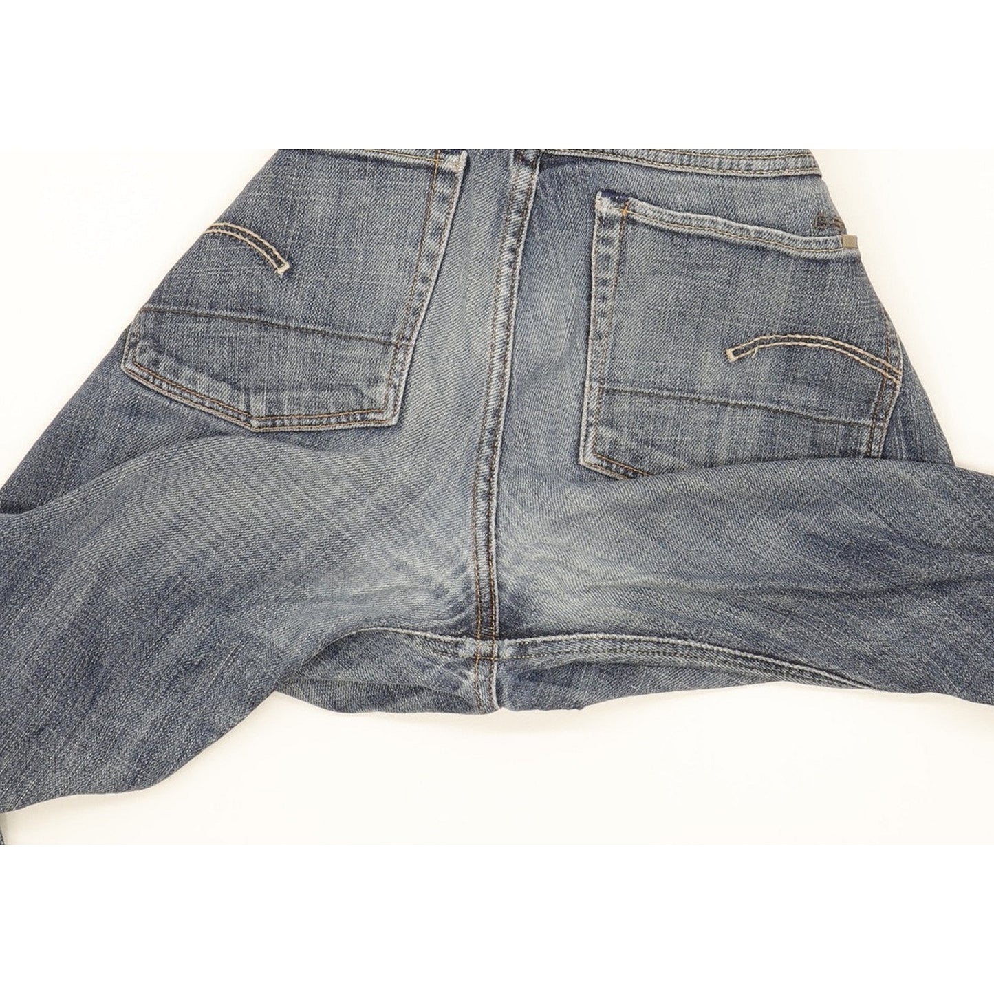 G-Star 3301 Women Blue Straight Slim Stretch Jeans W30 L29