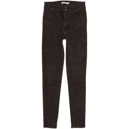 Levi's Mile Black Skinny Slim Stretch Jeans High Waisted W27 L29