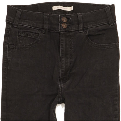 Levi's Mile Black Skinny Slim Stretch Jeans High Waisted W27 L29