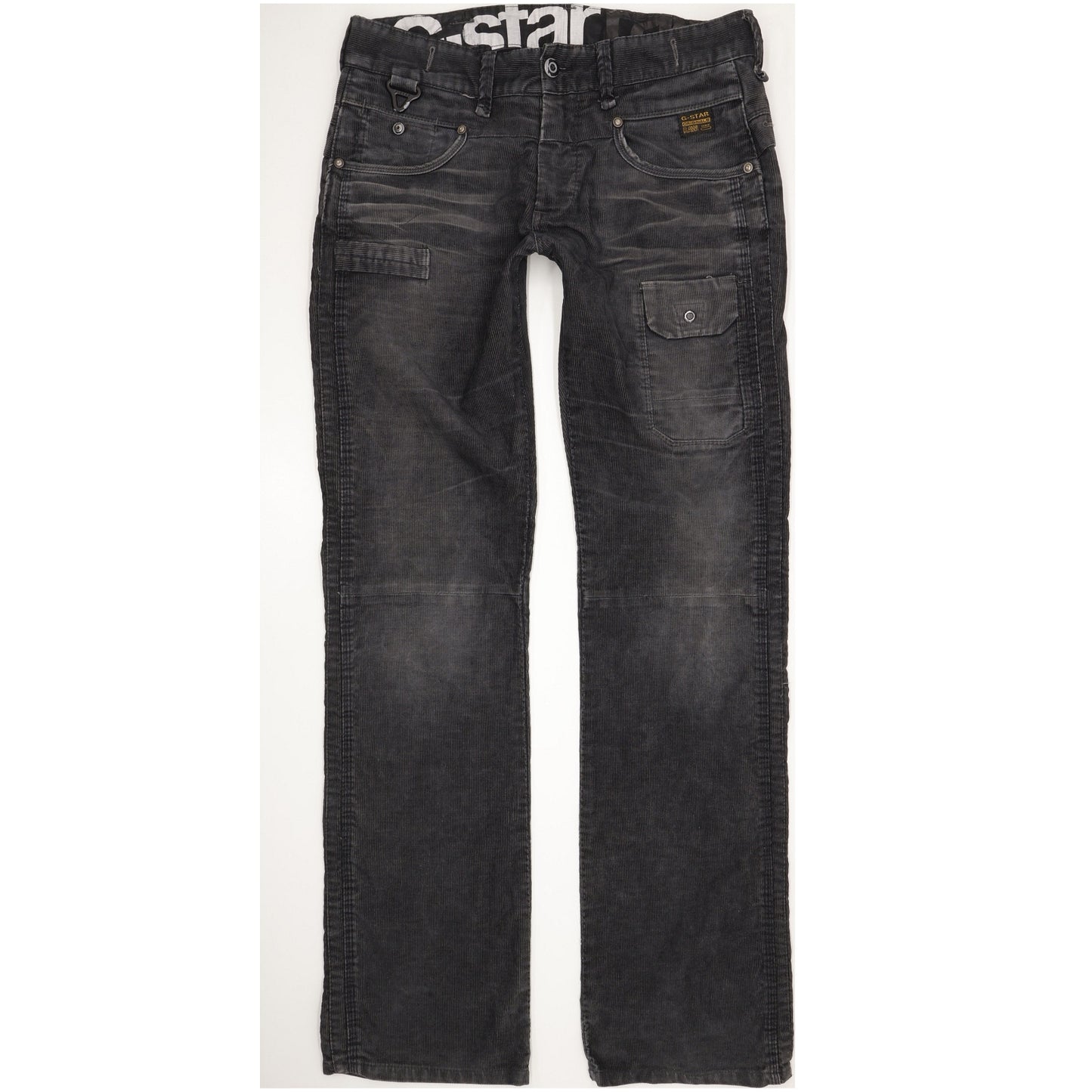 G-Star Raff Radar Men Grey Straight Regular Jeans W34 L36