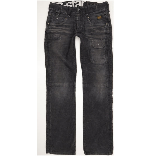 G-Star Raff Radar Men Grey Straight Regular Jeans W34 L36