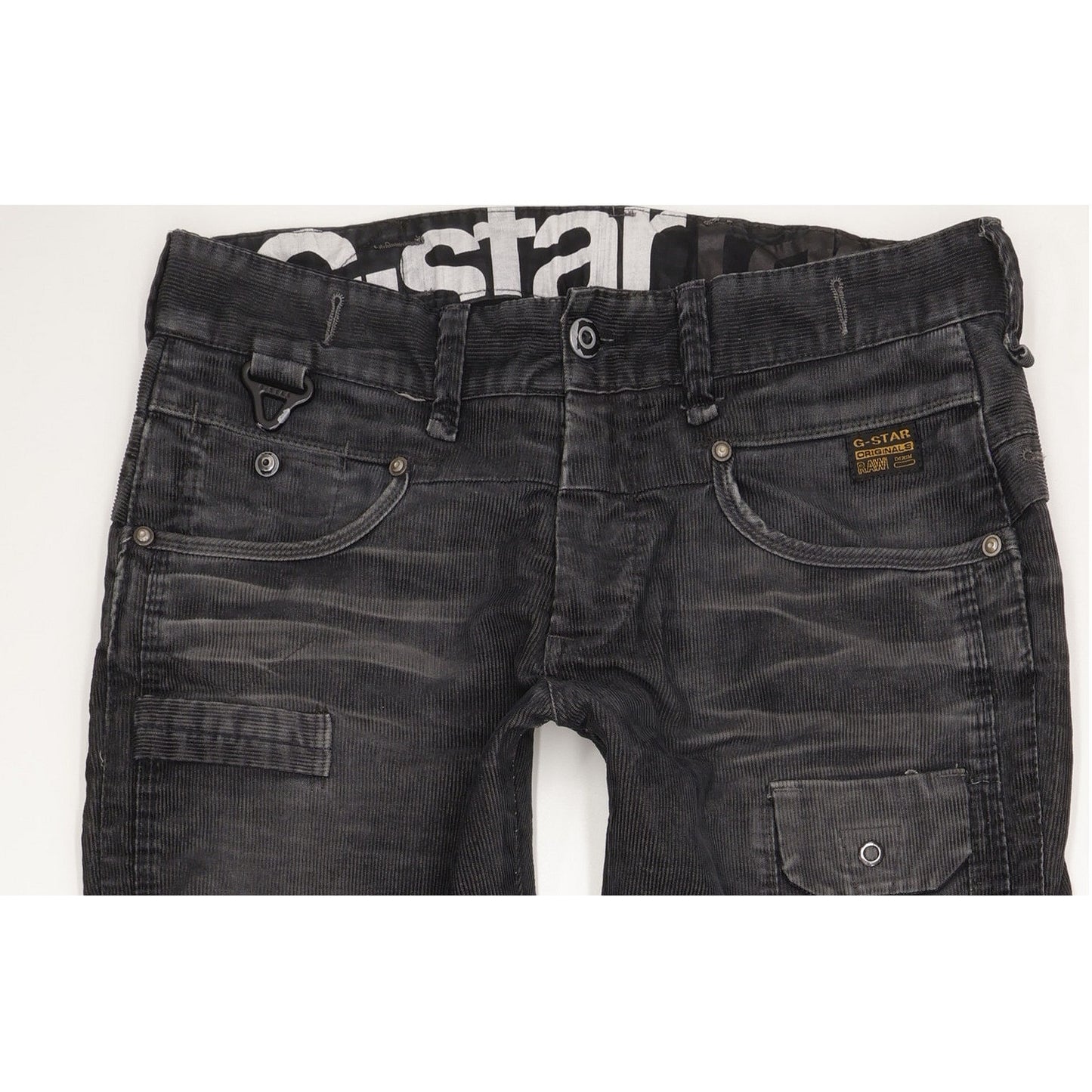 G-Star Raff Radar Men Grey Straight Regular Jeans W34 L36