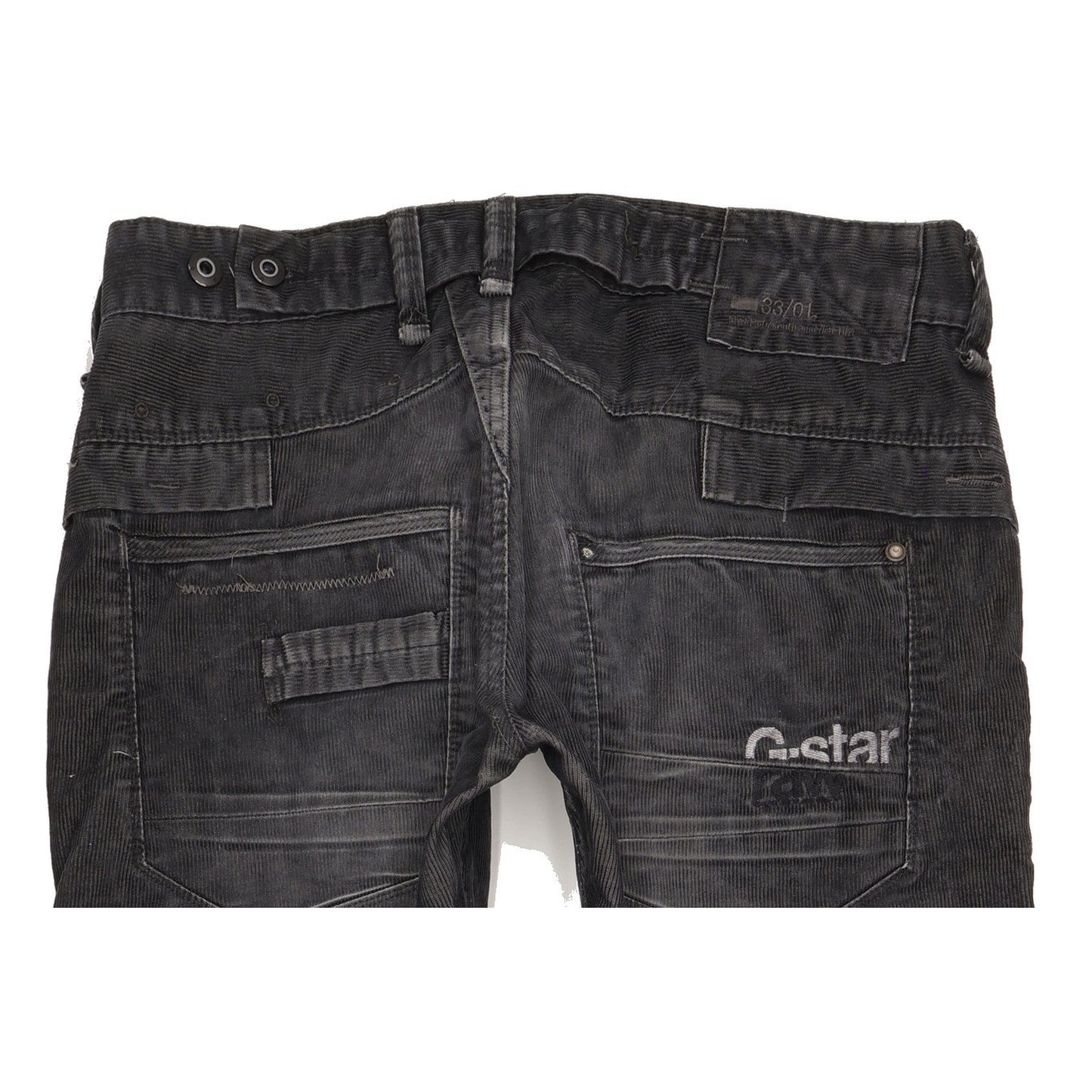 G-Star Raff Radar Men Grey Straight Regular Jeans W34 L36