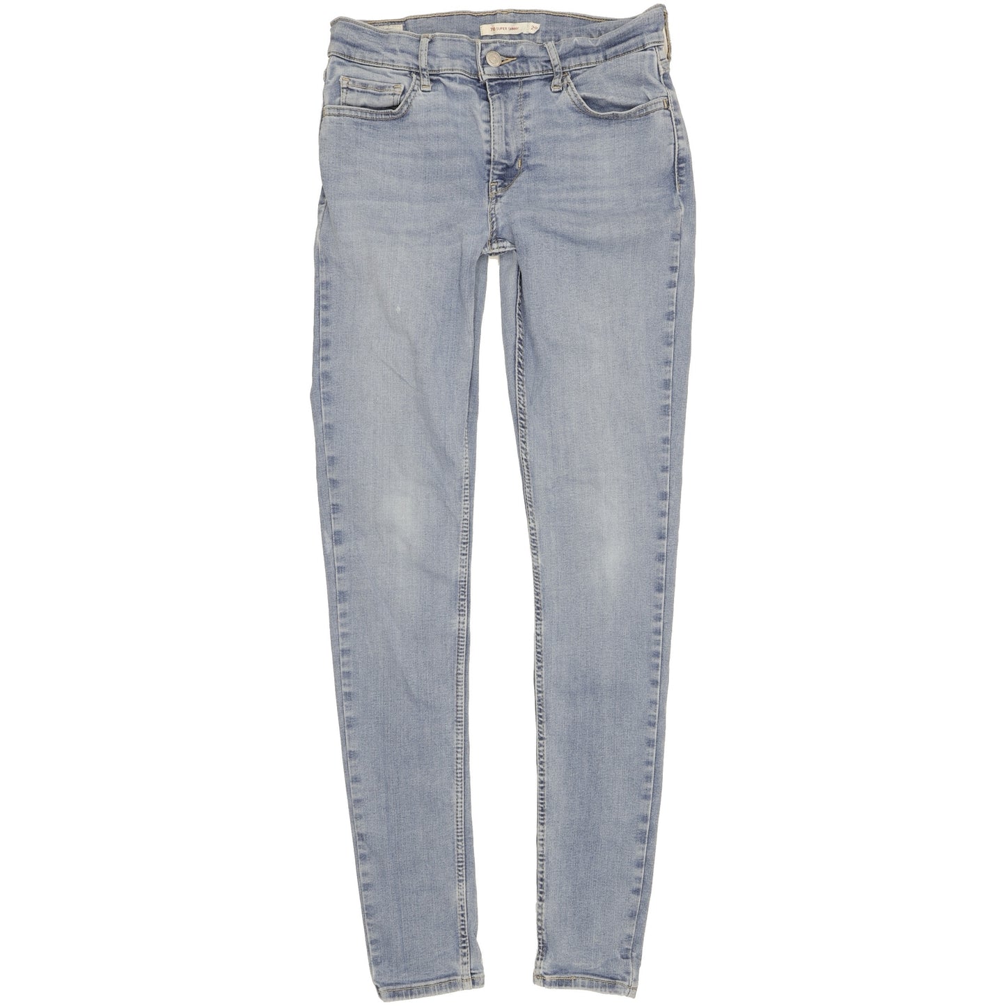 Levi's 710 Super Women Blue Skinny Slim Stretch Jeans W29 L31