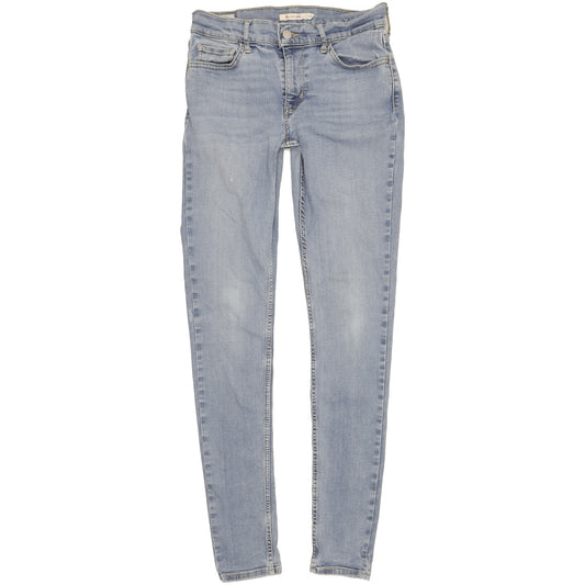 Levi's 710 Super Women Blue Skinny Slim Stretch Jeans W29 L31