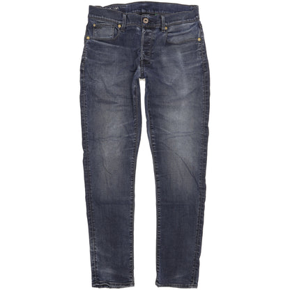 G-Star 3301 Men Blue Straight Slim Stretch Jeans W31 L32