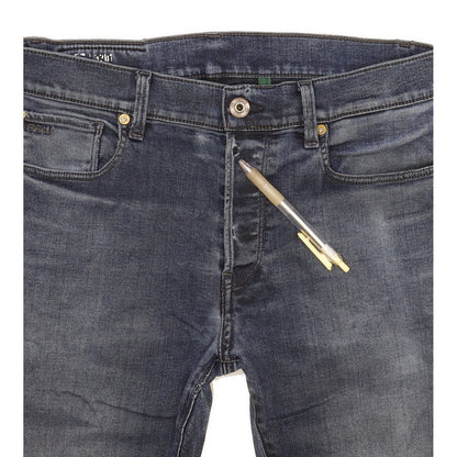 G-Star 3301 Men Blue Straight Slim Stretch Jeans W31 L32