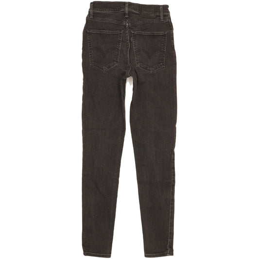 Levi's Mile Women Black Skinny Slim Stretch Jeans W26 L29