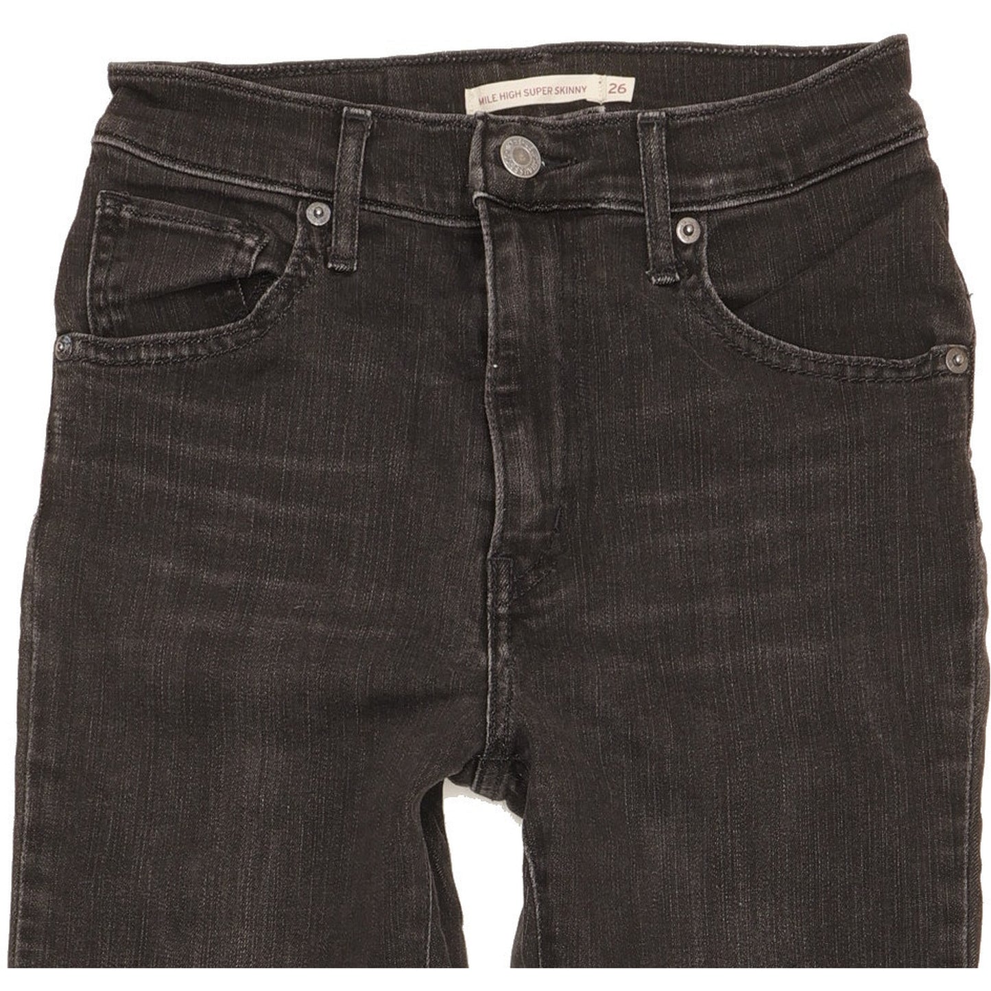 Levi's Mile Women Black Skinny Slim Stretch Jeans W26 L29