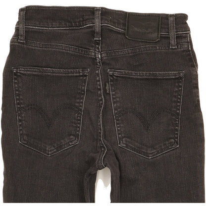 Levi's Mile Women Black Skinny Slim Stretch Jeans W26 L29