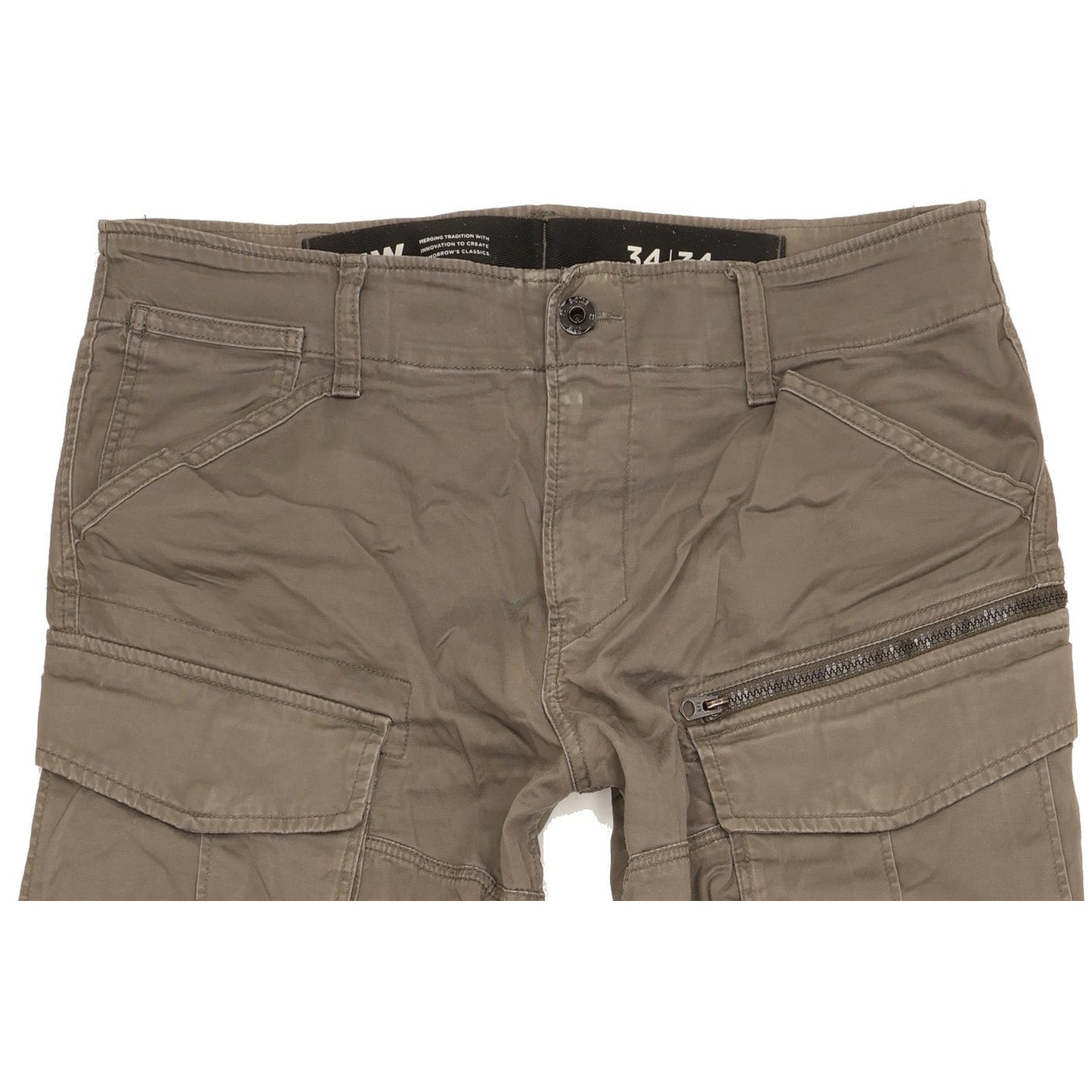 G-Star Men Grey Tapered Regular Jeans W34 L34