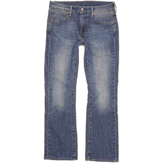 Levi's 527 Men Blue Bootcut Slim Stretch Jeans W32 L30