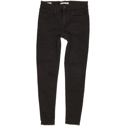 Levi's 720 Women Black Skinny Slim Stretch Jeans W27 L26