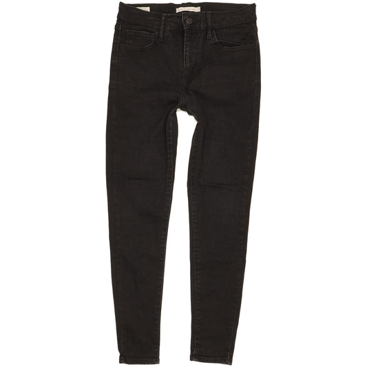 Levi's 720 Women Black Skinny Slim Stretch Jeans W27 L26