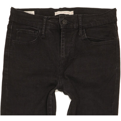 Levi's 720 Women Black Skinny Slim Stretch Jeans W27 L26