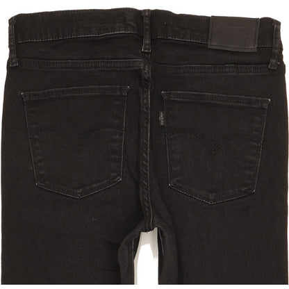 Levi's 720 Women Black Skinny Slim Stretch Jeans W27 L26