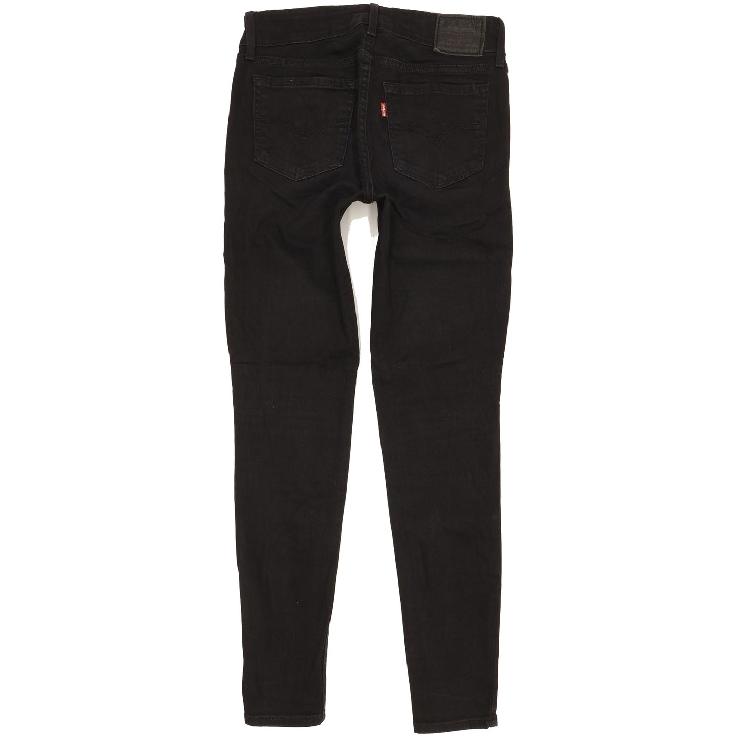 Levi's 711 Women Black Skinny Slim Stretch Jeans W26 L29