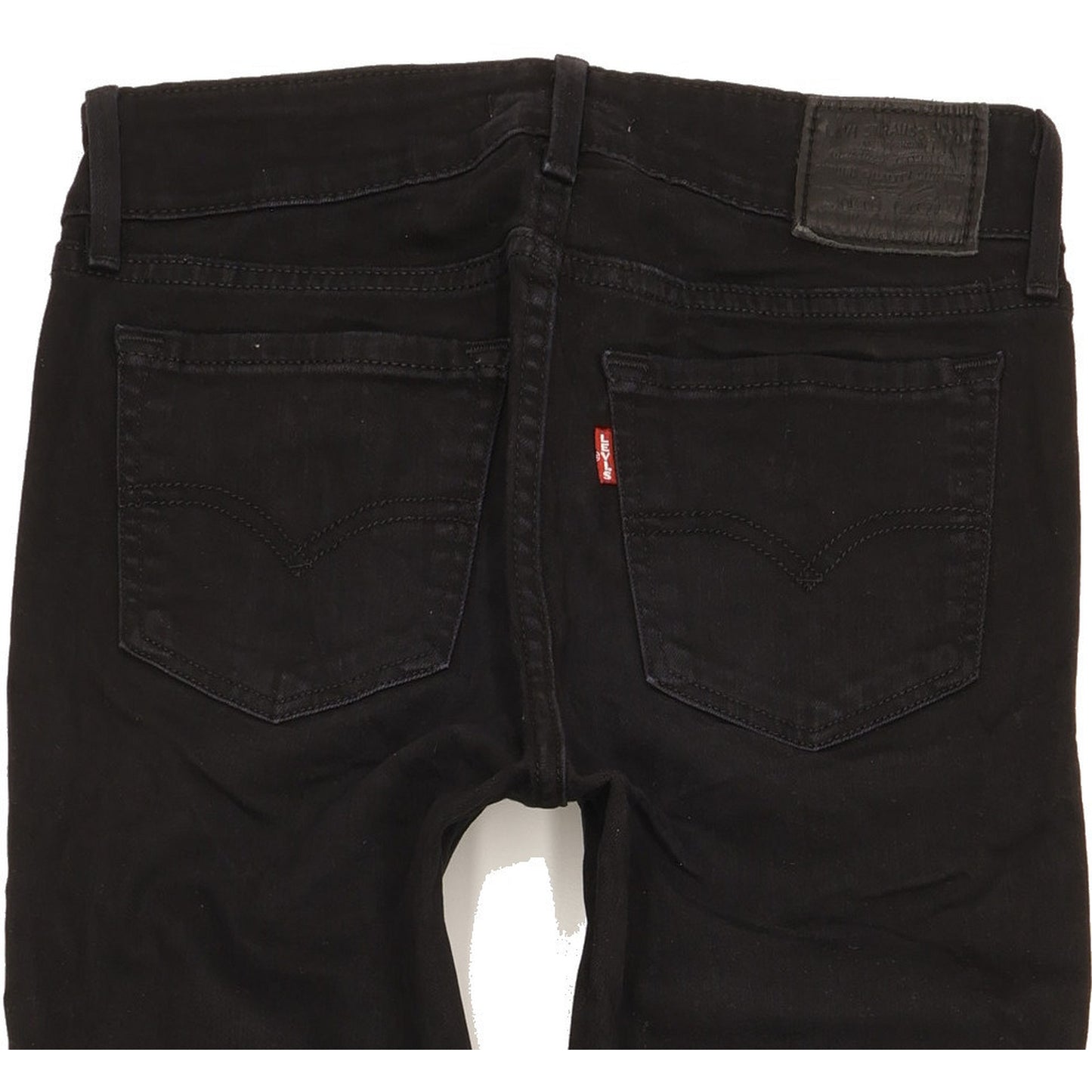 Levi's 711 Women Black Skinny Slim Stretch Jeans W26 L29