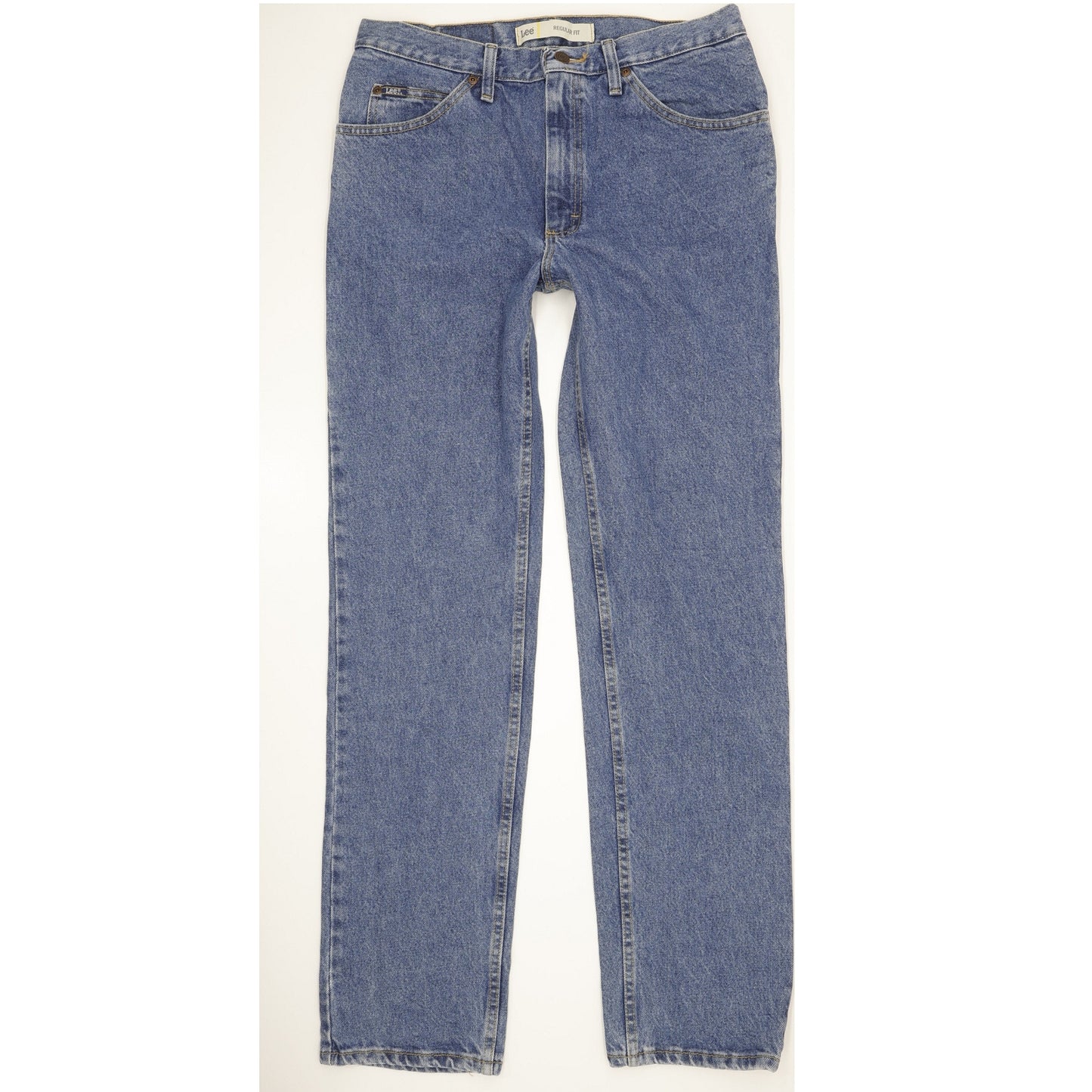 Lee Jim Men Blue Straight Regular Jeans W33 L34