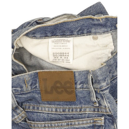 Lee Jim Men Blue Straight Regular Jeans W33 L34