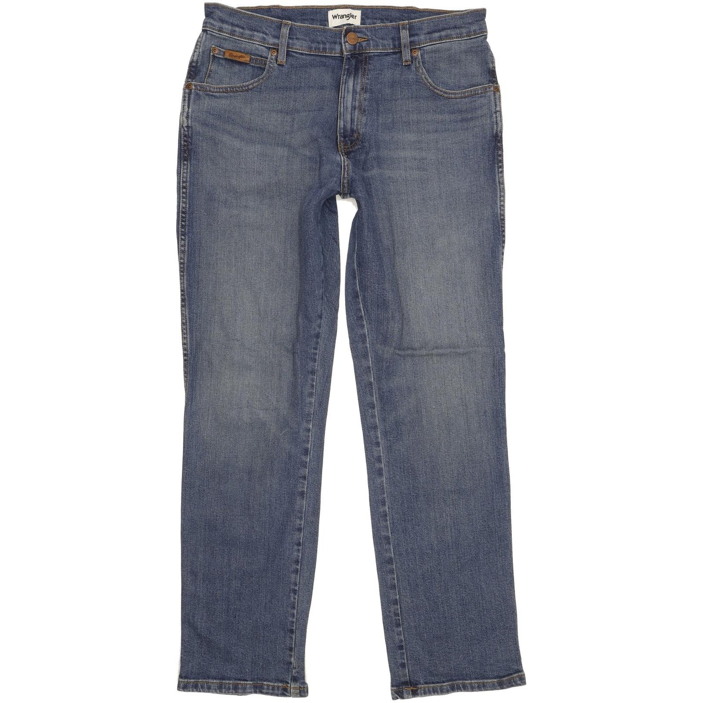 Wrangler Texas Men Blue Straight Regular Stretch Jeans W33 L31
