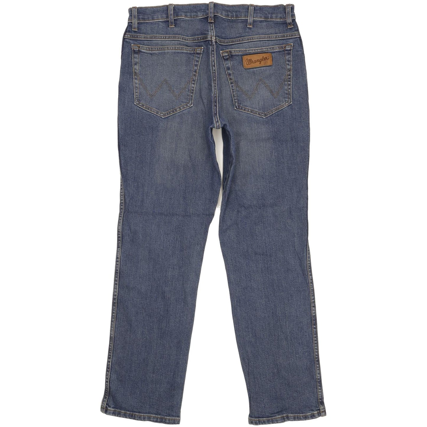 Wrangler Texas Men Blue Straight Regular Stretch Jeans W33 L31