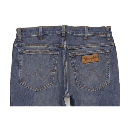 Wrangler Texas Men Blue Straight Regular Stretch Jeans W33 L31