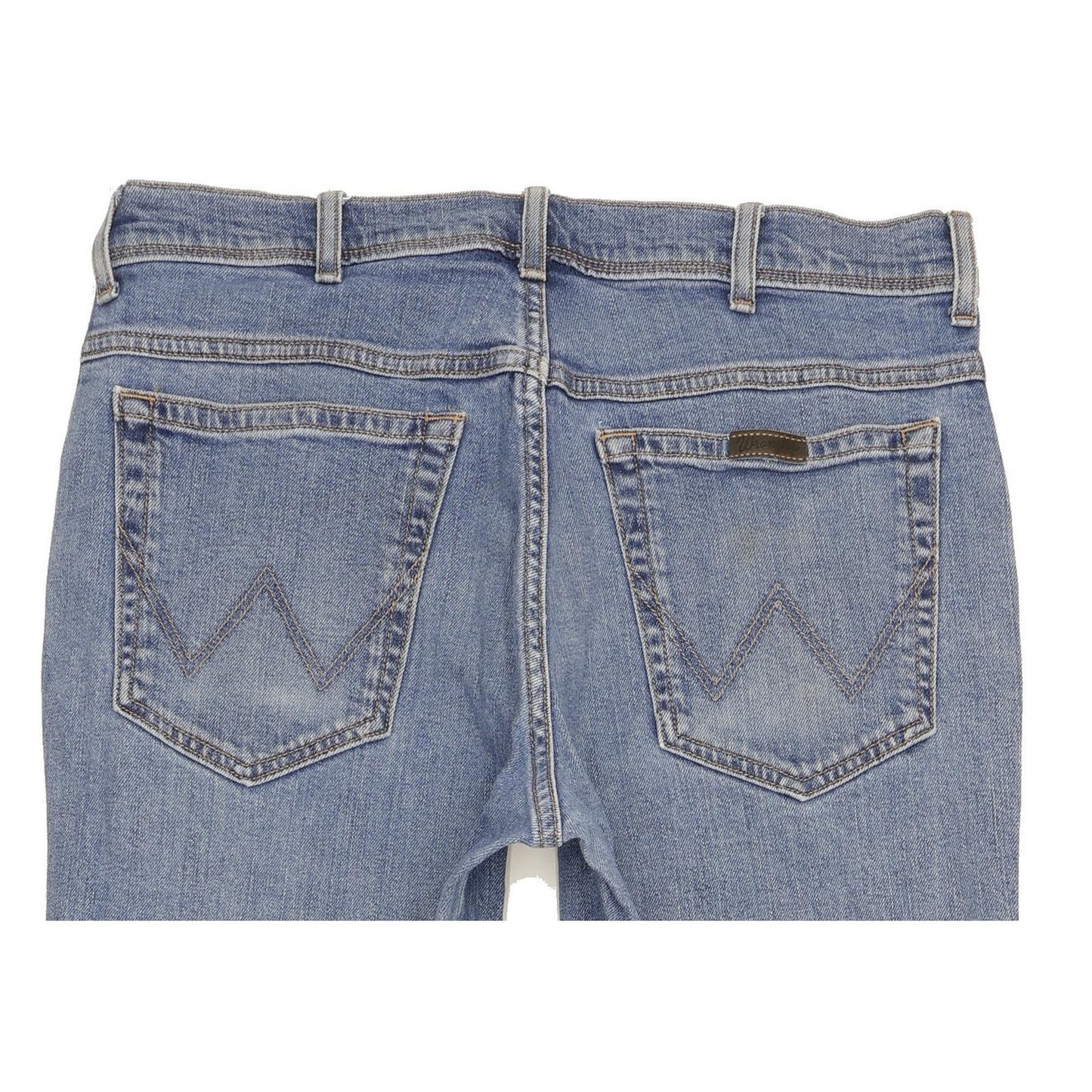 Wrangler Men Blue Straight Regular Stretch Jeans W34 L34