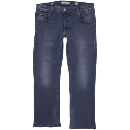 Mustang Michigan Men Blue Straight Regular Stretch Jeans W34 L29