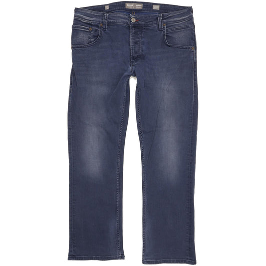 Mustang Michigan Men Blue Straight Regular Stretch Jeans W34 L29