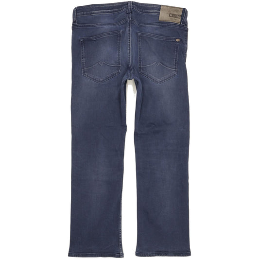 Mustang Michigan Men Blue Straight Regular Stretch Jeans W34 L29