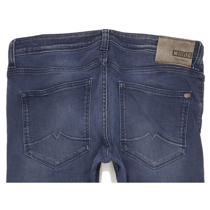 Mustang Michigan Men Blue Straight Regular Stretch Jeans W34 L29
