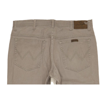 Wrangler Men Grey Straight Regular Stretch Jeans W36 L32
