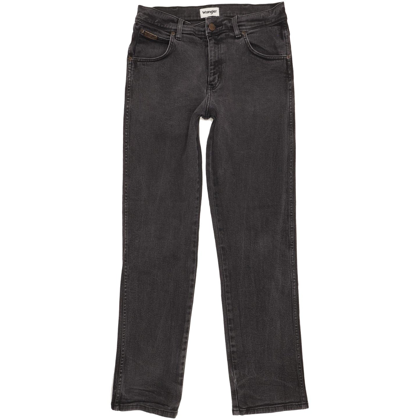 Wrangler Texas Men Black Straight Regular Stretch Jeans W31 L32