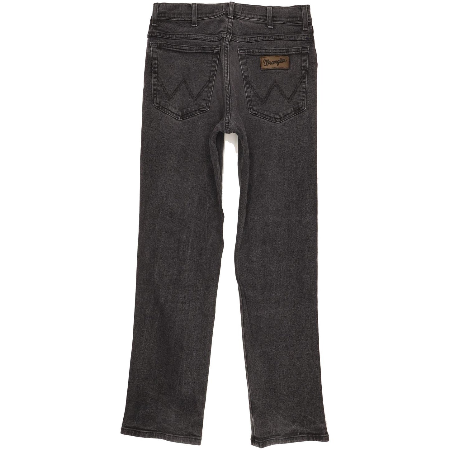 Wrangler Texas Men Black Straight Regular Stretch Jeans W31 L32