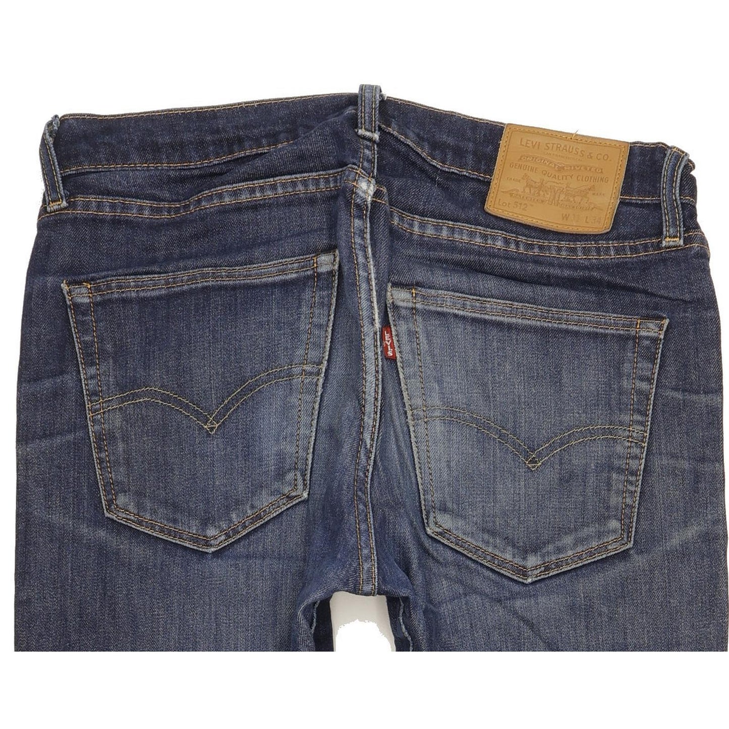 Levi's 512 Men Blue Tapered Slim Jeans W31 L32