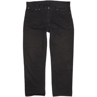 Levi's 751 Men Black Straight Regular Stretch Jeans W38 L29