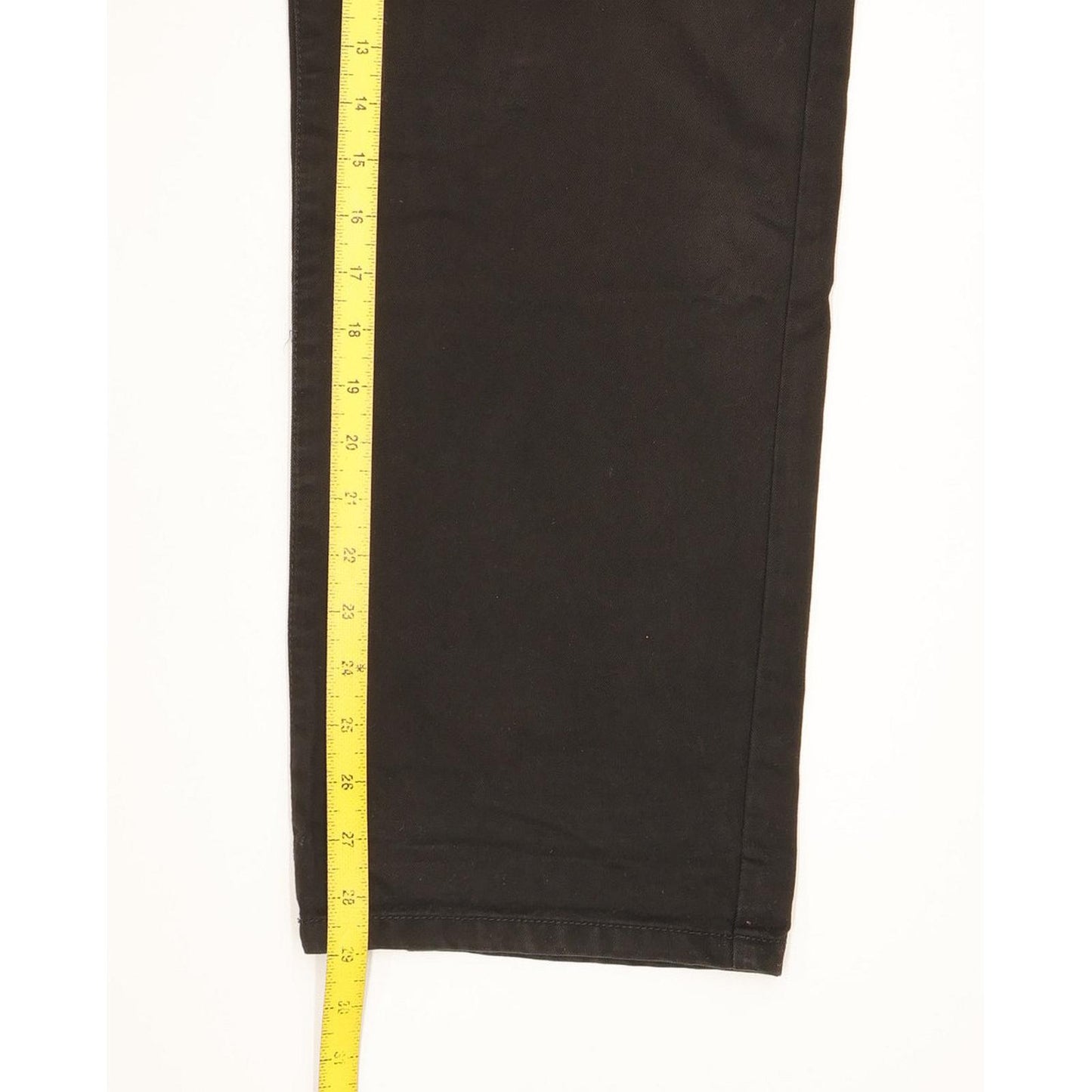 Levi's 751 Men Black Straight Regular Stretch Jeans W38 L29