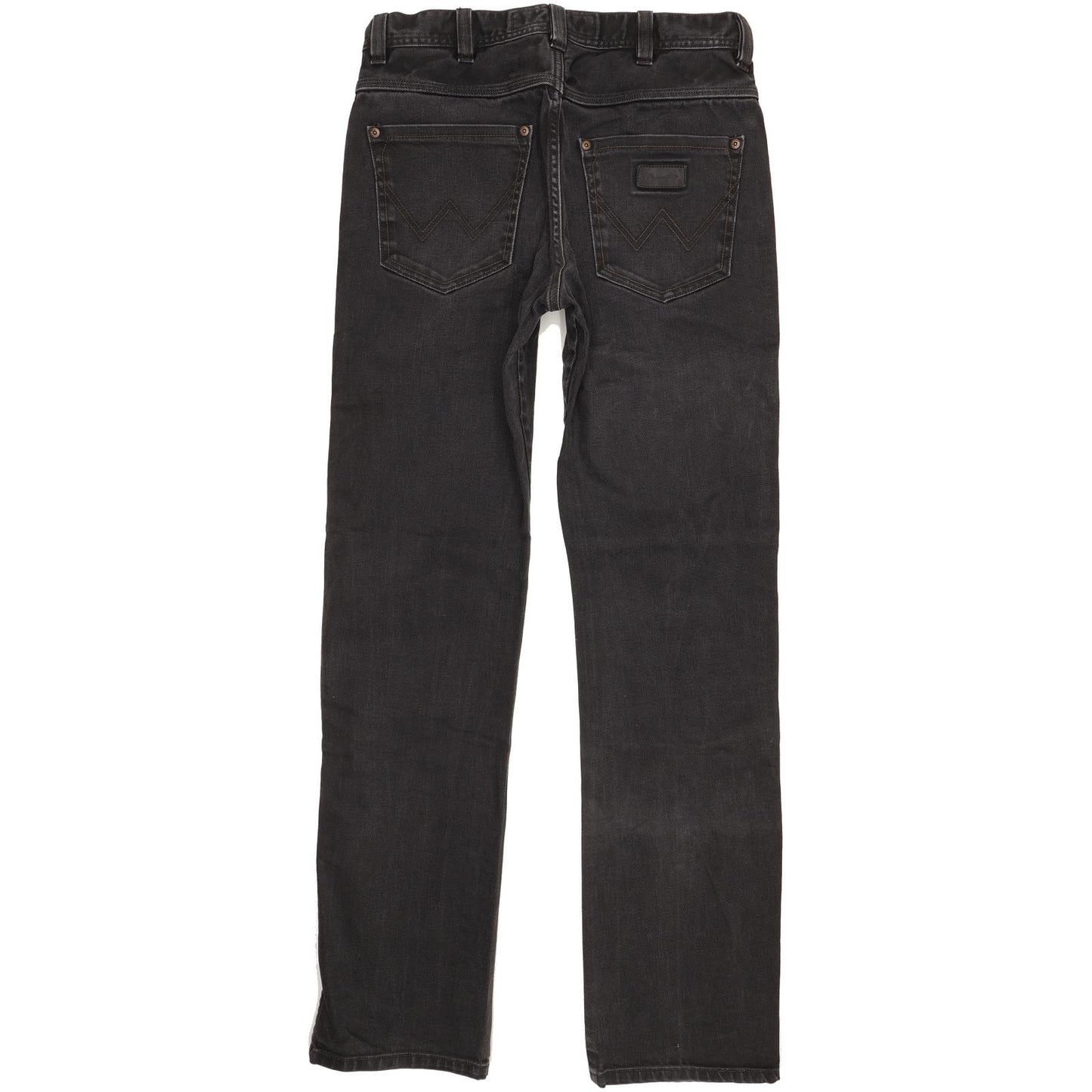 Wrangler Wesley Men Black Straight Regular Jeans W33 L34