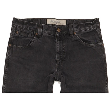 Wrangler Wesley Men Black Straight Regular Jeans W33 L34