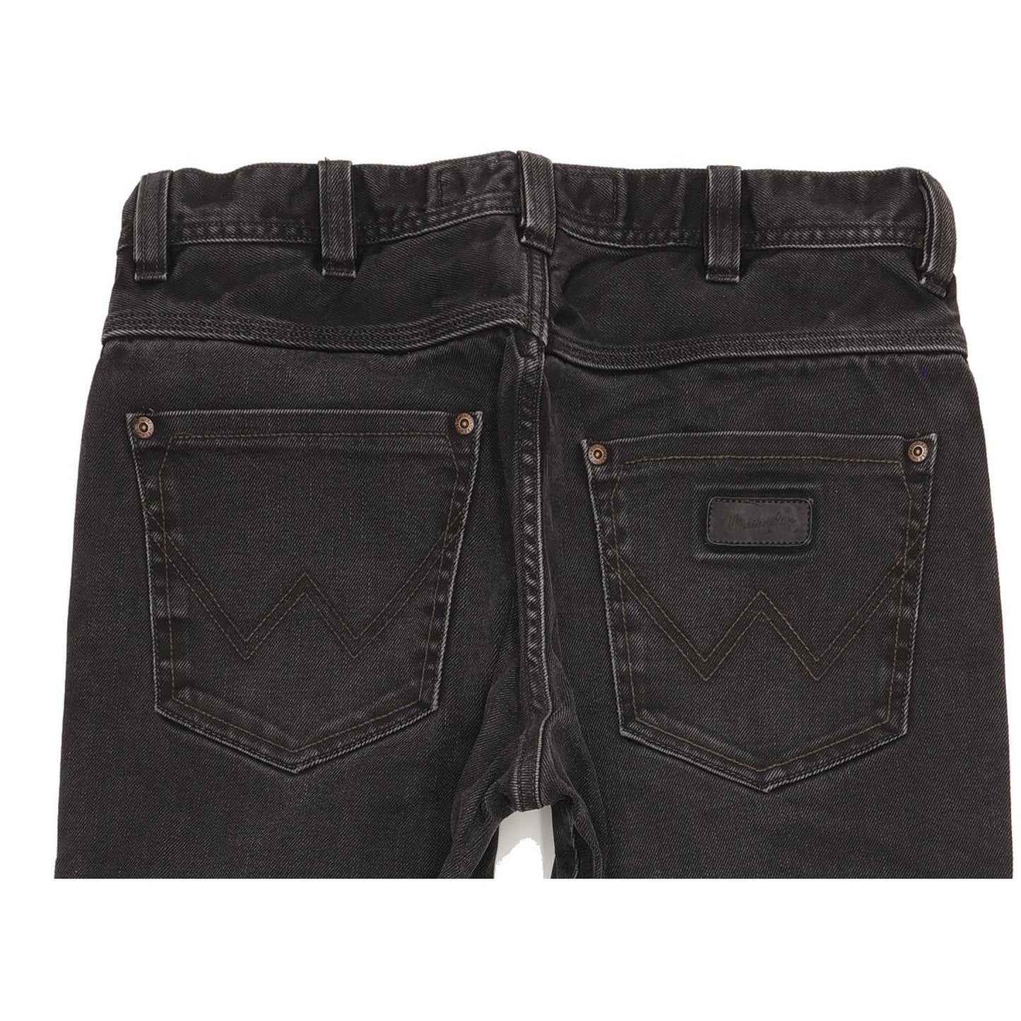 Wrangler Wesley Men Black Straight Regular Jeans W33 L34