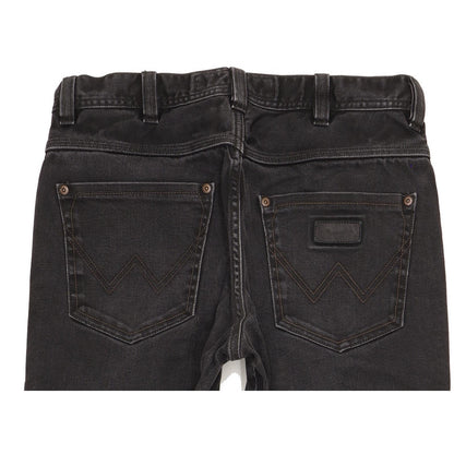Wrangler Wesley Men Black Straight Regular Jeans W33 L34