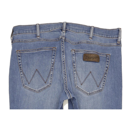 Wrangler Greensboro Men Blue Straight Regular Jeans W34 L33